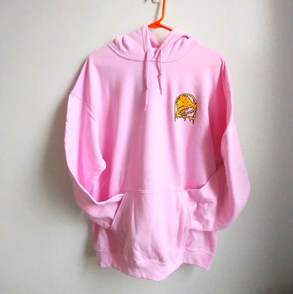 pink taco bell sweatshirt